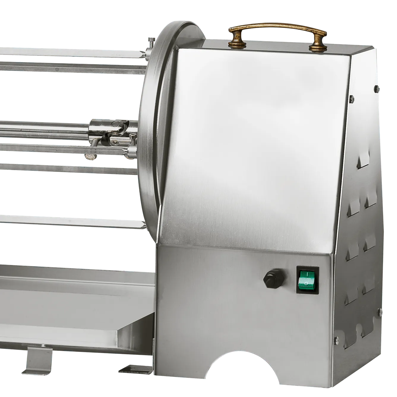 Girarrosto Professionale a Legna | Cortina Inox 5 Aste - RZeta