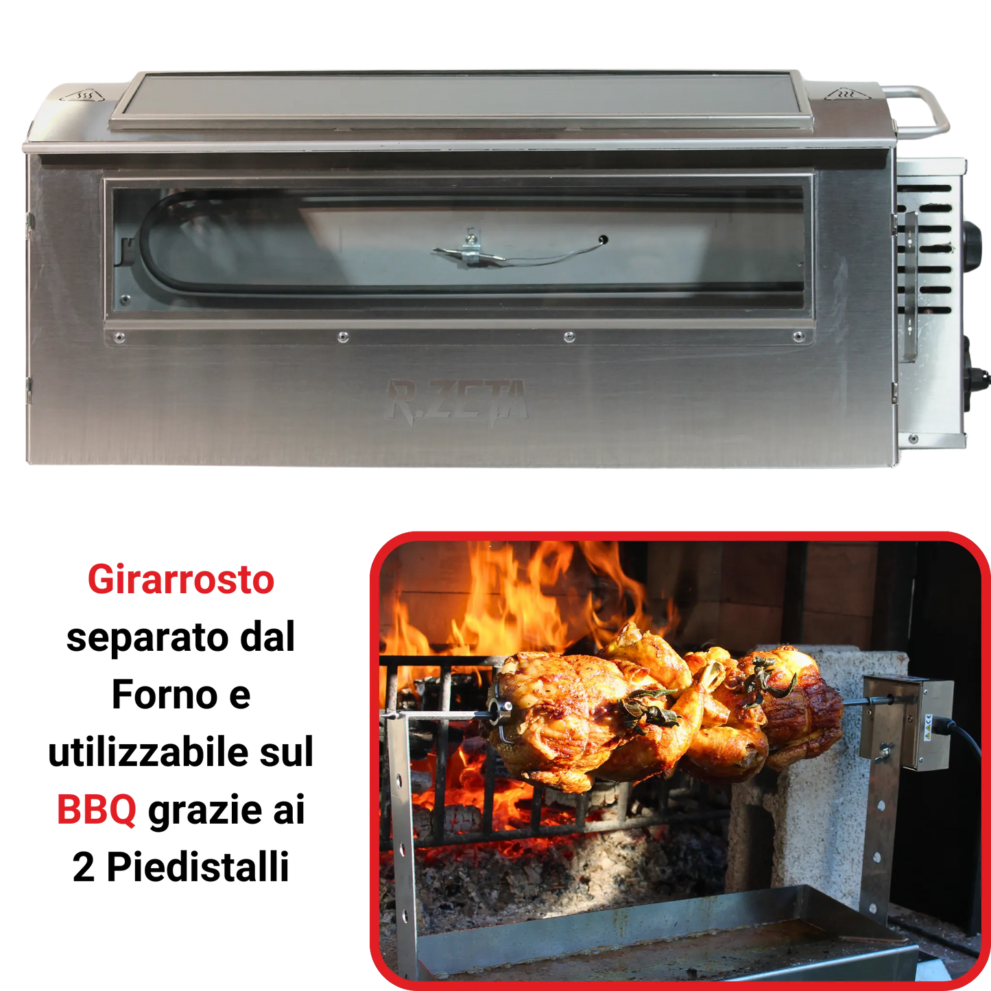 Forno Girarrosto Elettrico | Echo 1 Asta