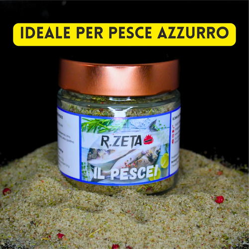 Salamoia Il Pesce RZeta — insaporitore per pesce azzurro con spezie e sale rosa