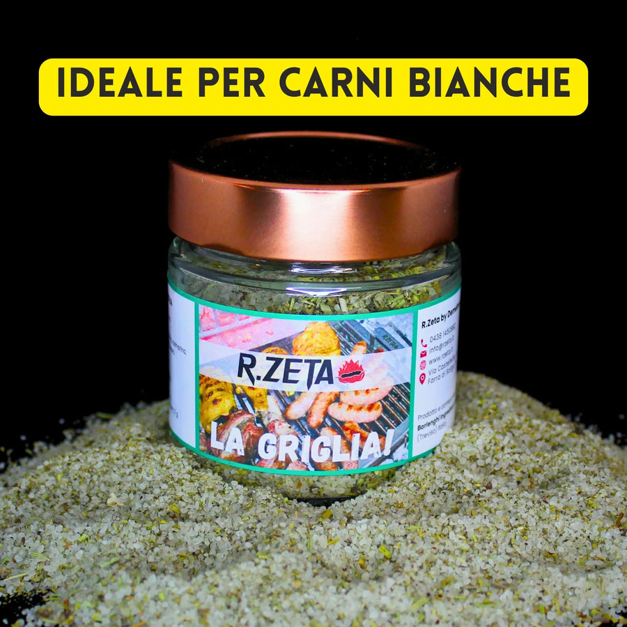 Salamoia La Griglia RZeta — insaporitore per carni bianche alla griglia con erbe aromatiche