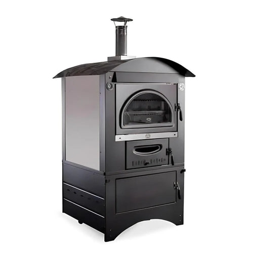 Forno a legna Clementi Super Master da esterno — il modello più grande, cottura indiretta 3 piani