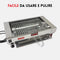 Barbecue elettrico in acciaio inox facile da usare e pulire, con griglia elettronica per cucina professionale e domestica
