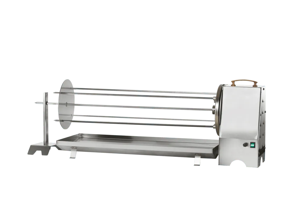 Girarrosto a Legna | Cortina Inox 4 Aste - RZeta