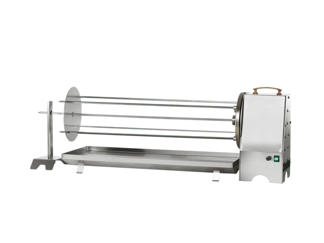 Girarrosto a Legna | Cortina Inox 4 Aste - RZeta 
