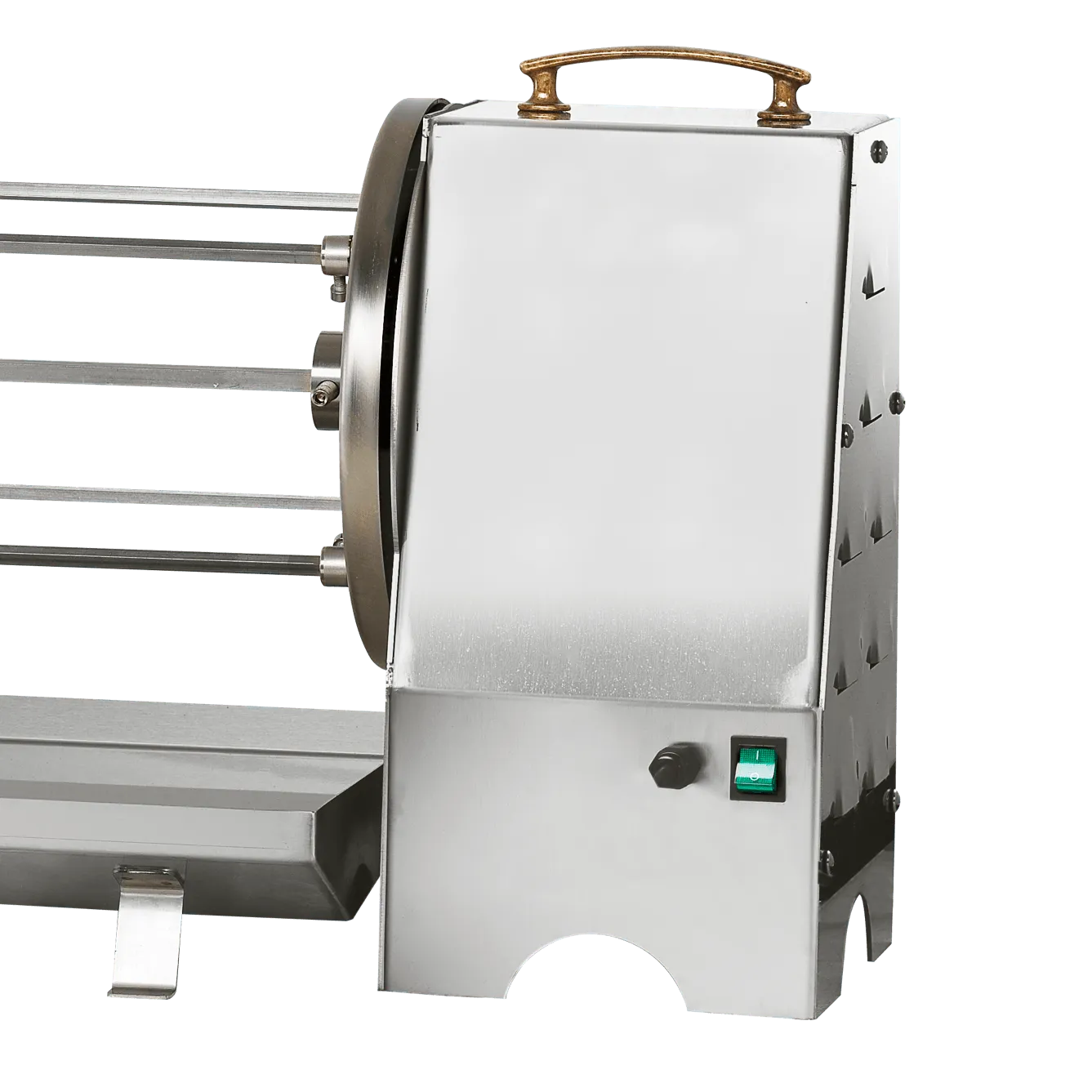 Girarrosto a Legna | Cortina Inox 4 Aste - RZeta