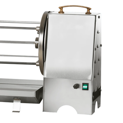 Girarrosto a Legna | Cortina Inox 4 Aste - RZeta