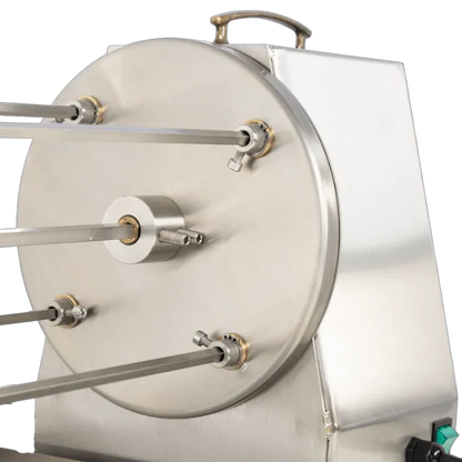 Girarrosto a Legna | Cortina Inox 4 Aste - RZeta
