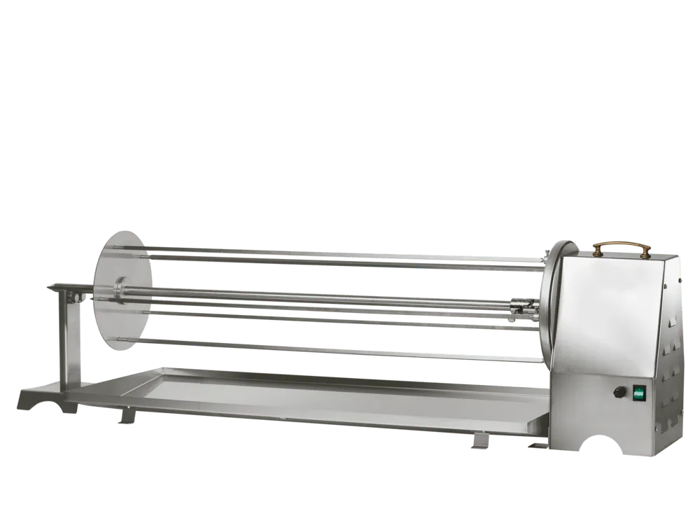 Girarrosto Professionale a Legna | Cortina Inox 5 Aste - RZeta