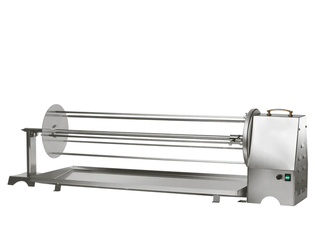 Girarrosto Professionale a Legna | Cortina Inox 5 Aste - RZeta 