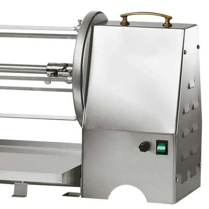 Girarrosto Professionale a Legna | Cortina Inox 5 Aste - RZeta 