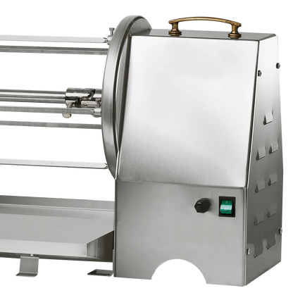 Girarrosto Professionale a Legna | Cortina Inox 5 Aste - RZeta