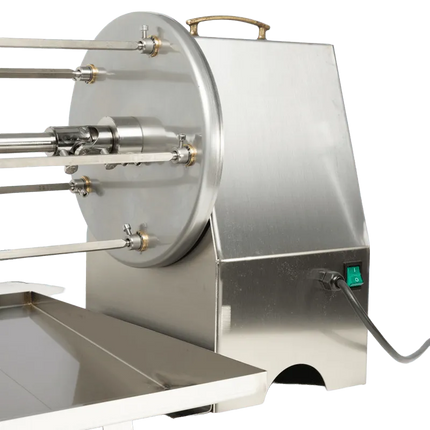 Girarrosto Professionale a Legna | Cortina Inox 5 Aste - RZeta 