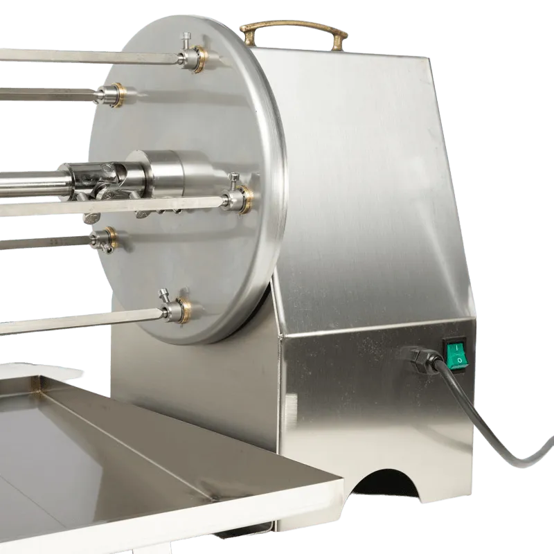 Girarrosto Professionale a Legna | Cortina Inox 5 Aste - RZeta