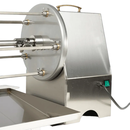 Girarrosto Professionale a Legna | Cortina Inox 5 Aste - RZeta