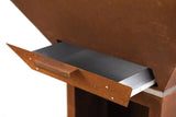 Cassetto raccogli-cenere in acciaio inox BBQ Clementi Colorado — pulizia facilitata