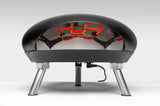 Barbecue elettrico con resistenze arancioni, struttura in acciaio inox, ideale per cucina professionale e domestica