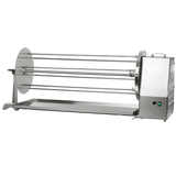 Girarrosto professionale Cortina 6 aste RZeta — vista laterale con motoriduttore MotoVario 180W