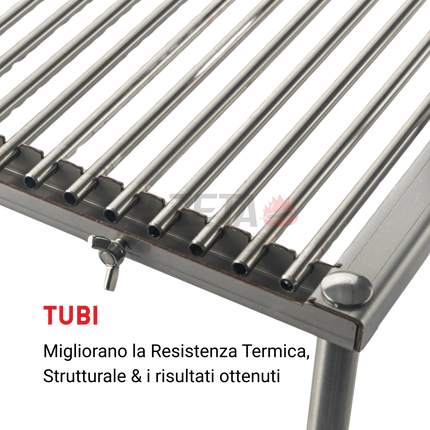 Griglia Inox Smontabile | K2 - RZeta 