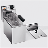 Friggitrice Sirman Minneapolis con cestello estraibile e coperchio — vasca inox smontabile
