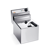 Friggitrice Sirman Minneapolis 5 litri — vasca inox con zona fredda, termostato e cestello