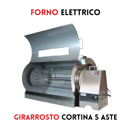 Forno Girarrosto Elettrico | Cortina 5 Aste - RZeta 