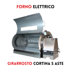 Forno Girarrosto Elettrico | Cortina 5 Aste - RZeta 