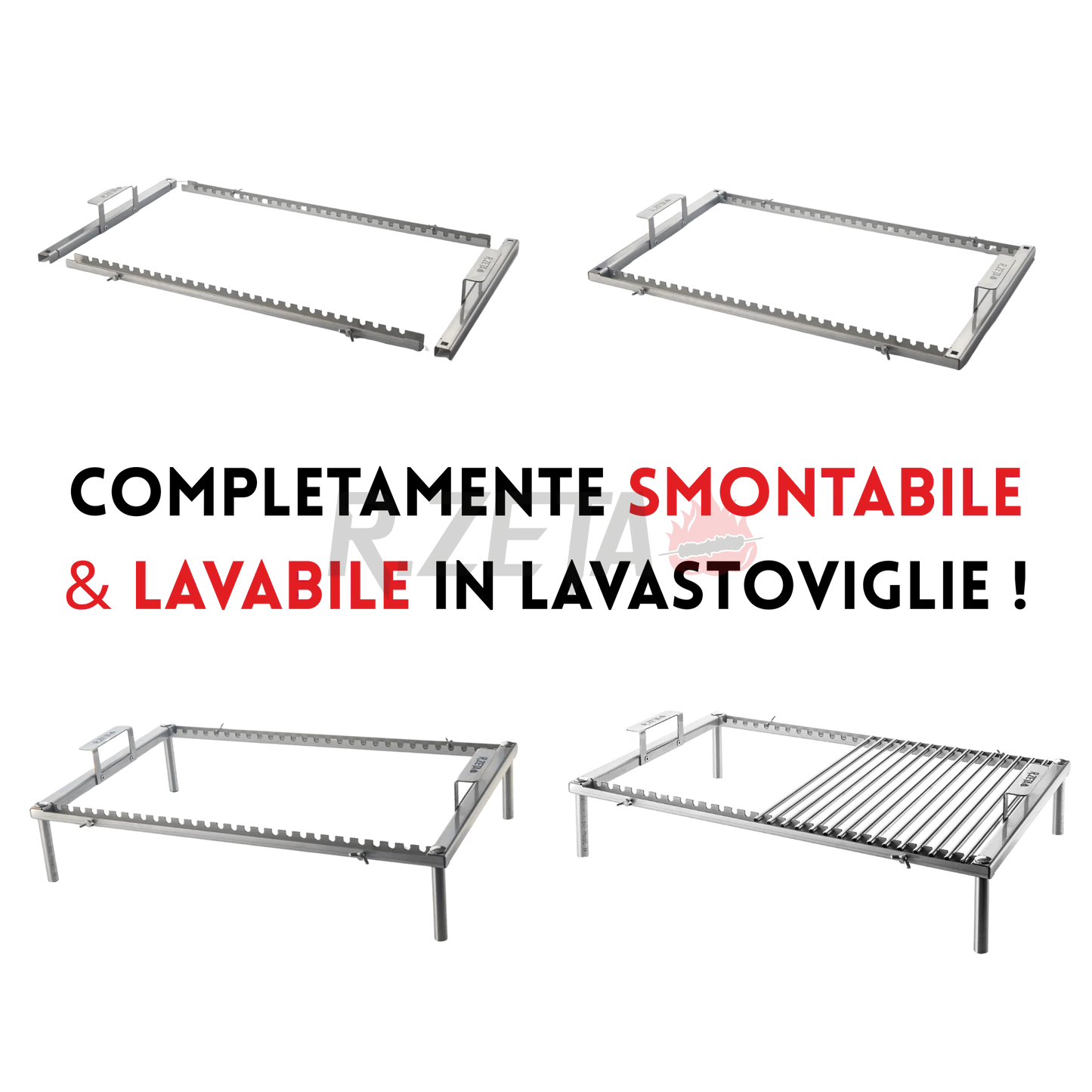 Griglia Inox Smontabile | K2