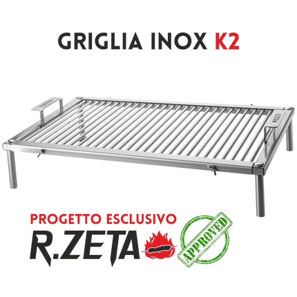 Griglia Inox Smontabile | K2 - RZeta 