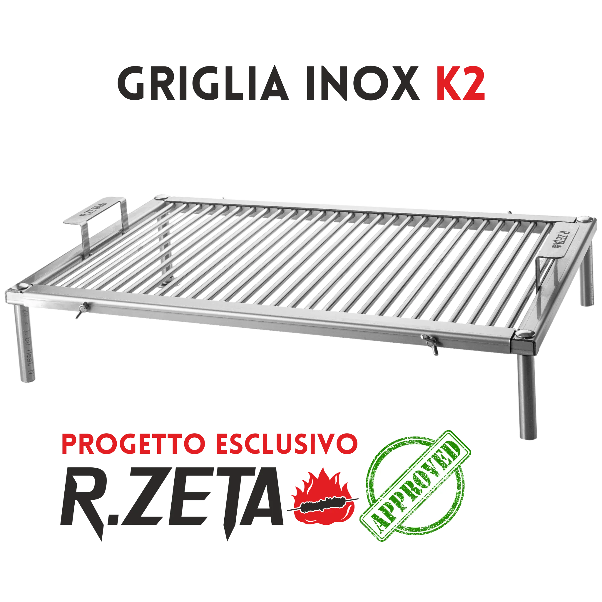 Griglia Inox Smontabile | K2 - RZeta 
