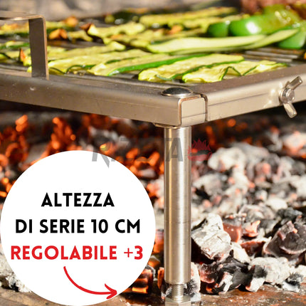 Griglia Inox Smontabile | K2 - RZeta 