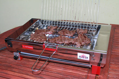 Bistecchiera Elettrica Termoregolazione 2000W CF Inox - RZeta
