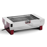 Bistecchiera elettrica CF Inox G27x23 1600W — griglia inox smontabile e vasssoio raccogligrassi ad acqua