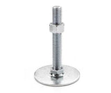 Piedino regolabile K2 inox 304 con dado e rondella — accessorio livellamento griglia RZeta