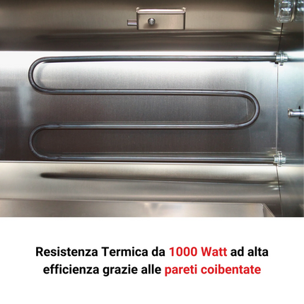 Girarrosto Elettrico Professionale | Marmolada 4 Aste - RZeta 
