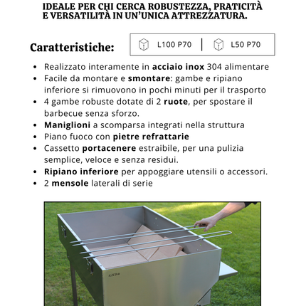Barbecue inox | BBQ Cervino