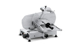 Affettatrice verticale Sirman Mirra 220 C — versione con carrello verticale per bancone a vista