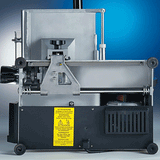 Affettatrice verticale Sirman Mirra in movimento — carrello verticale con avanzamento automatico