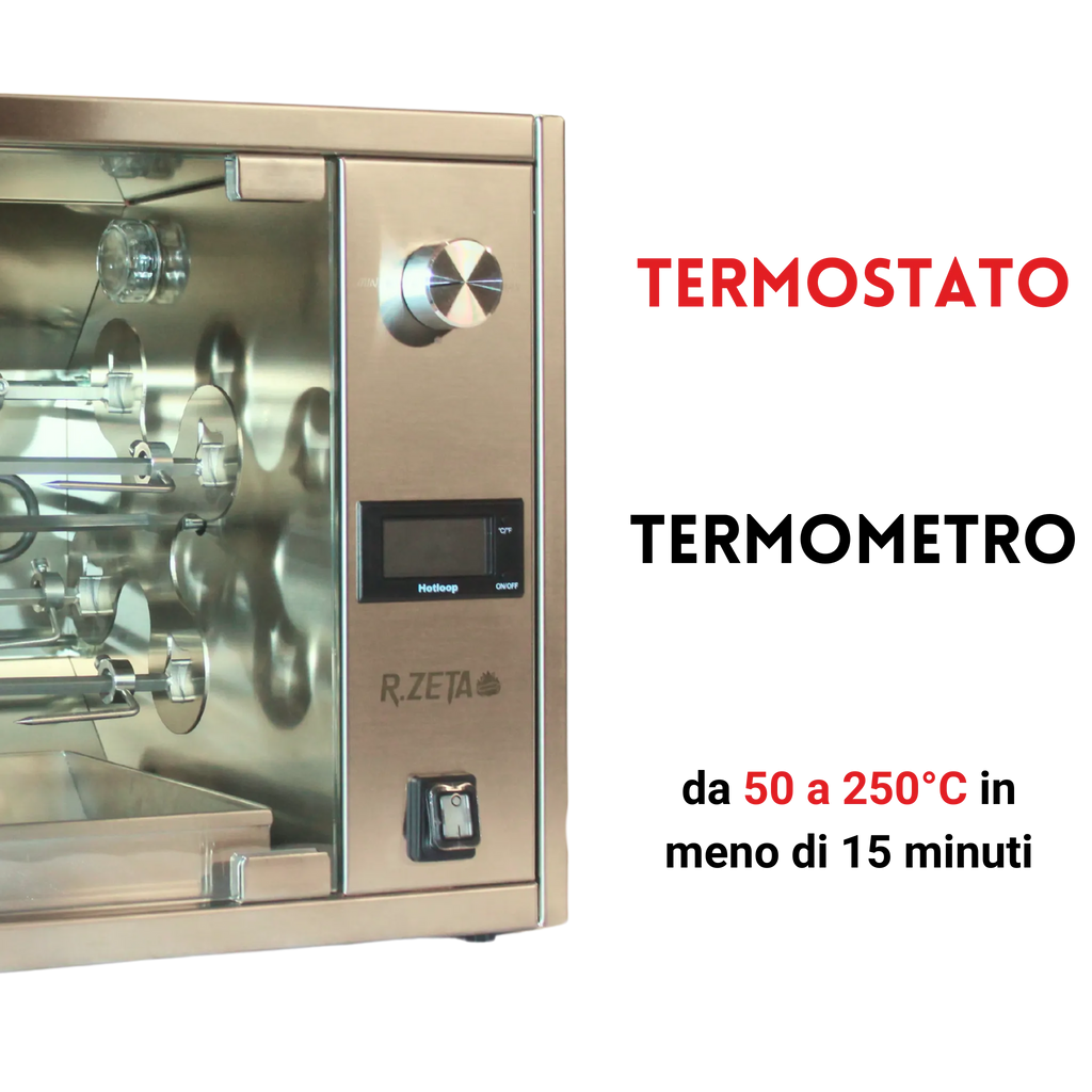 Girarrosto Elettrico Professionale | Marmolada 4 Aste