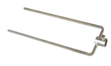 Uncino fermamaialino diametro 20mm inox 304 — accessorio girarrosto per maialino intero RZeta