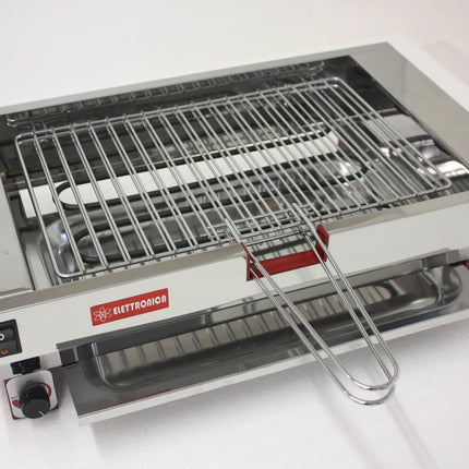 Bistecchiera Elettrica Termoregolazione 2000W CF Inox - RZeta 