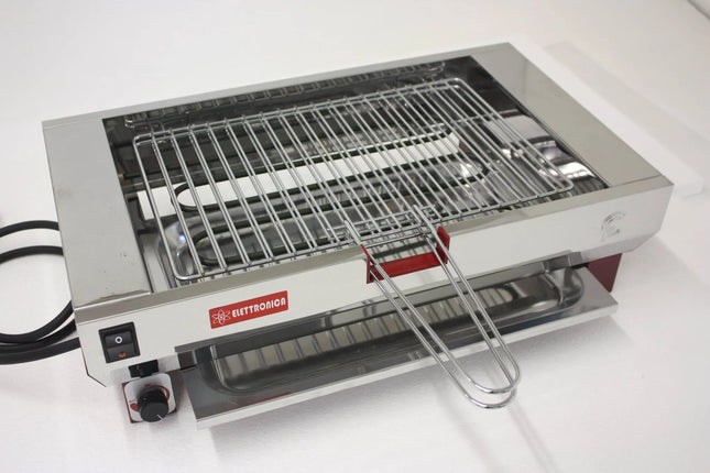 Bistecchiera Elettrica Termoregolazione 2000W CF Inox - RZeta 