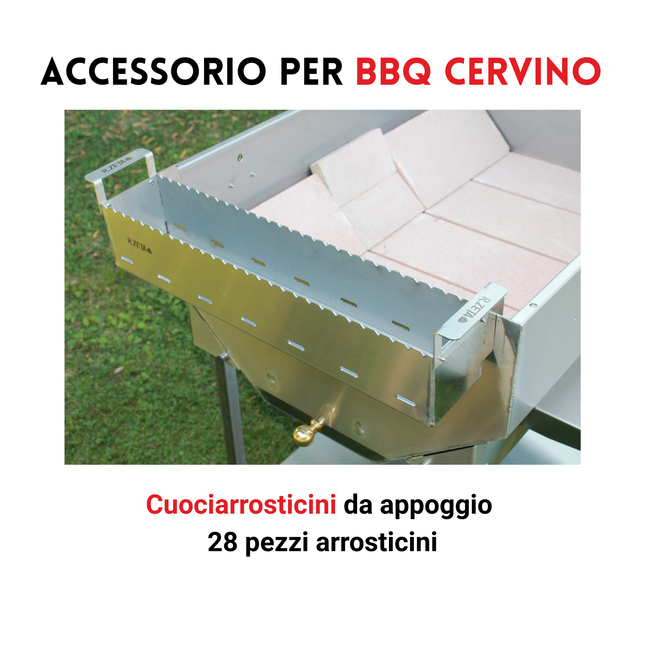 Cuoci arrosticini Fornacella Canalina 28 Posti | BBQ Cervino
