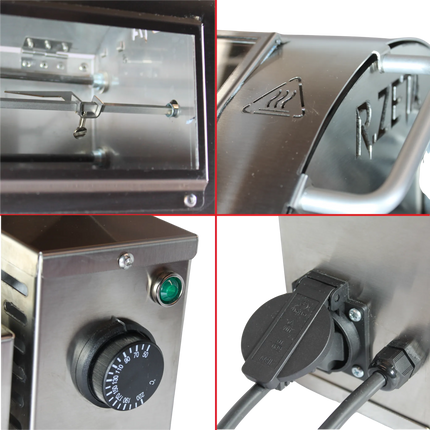 Forno Girarrosto Elettrico | Echo 1 Asta - RZeta 