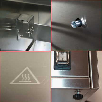 Girarrosto Elettrico Professionale | Marmolada 4 Aste - RZeta 