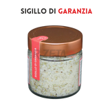 Sigillo di garanzia salamoia Lo Spiedo RZeta — barattolo vetro con coperchio metallico sigillato