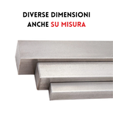 Aste quadre inox 304 per girarrosto in diverse lunghezze — 50, 60, 75, 85, 100 cm RZeta