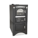 Forno a legna Clementi Smart da incasso — sportello vetro con termometro, illuminazione alogena