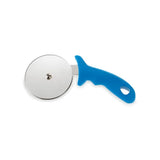 Taglia pizza Clementi con ruota in inox e manico blu — utensile per taglio pizza professionale