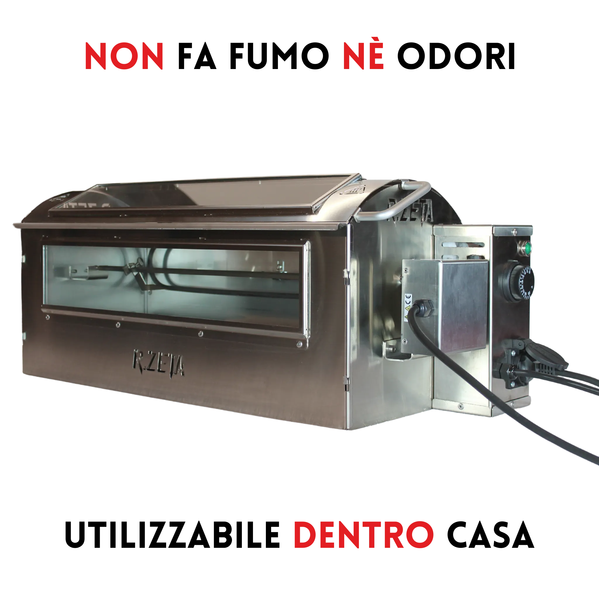 Forno Girarrosto Elettrico | Echo 1 Asta - RZeta 
