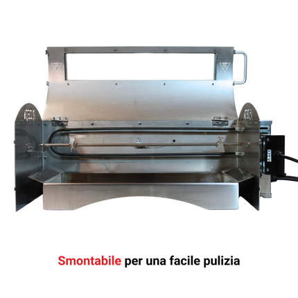 Forno Girarrosto Elettrico | Echo 1 Asta - RZeta 